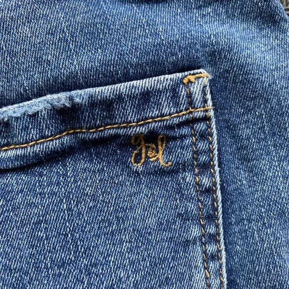 Grace & lace Distressed Blue Denim Shorts size 6 - Picture 9 of 10